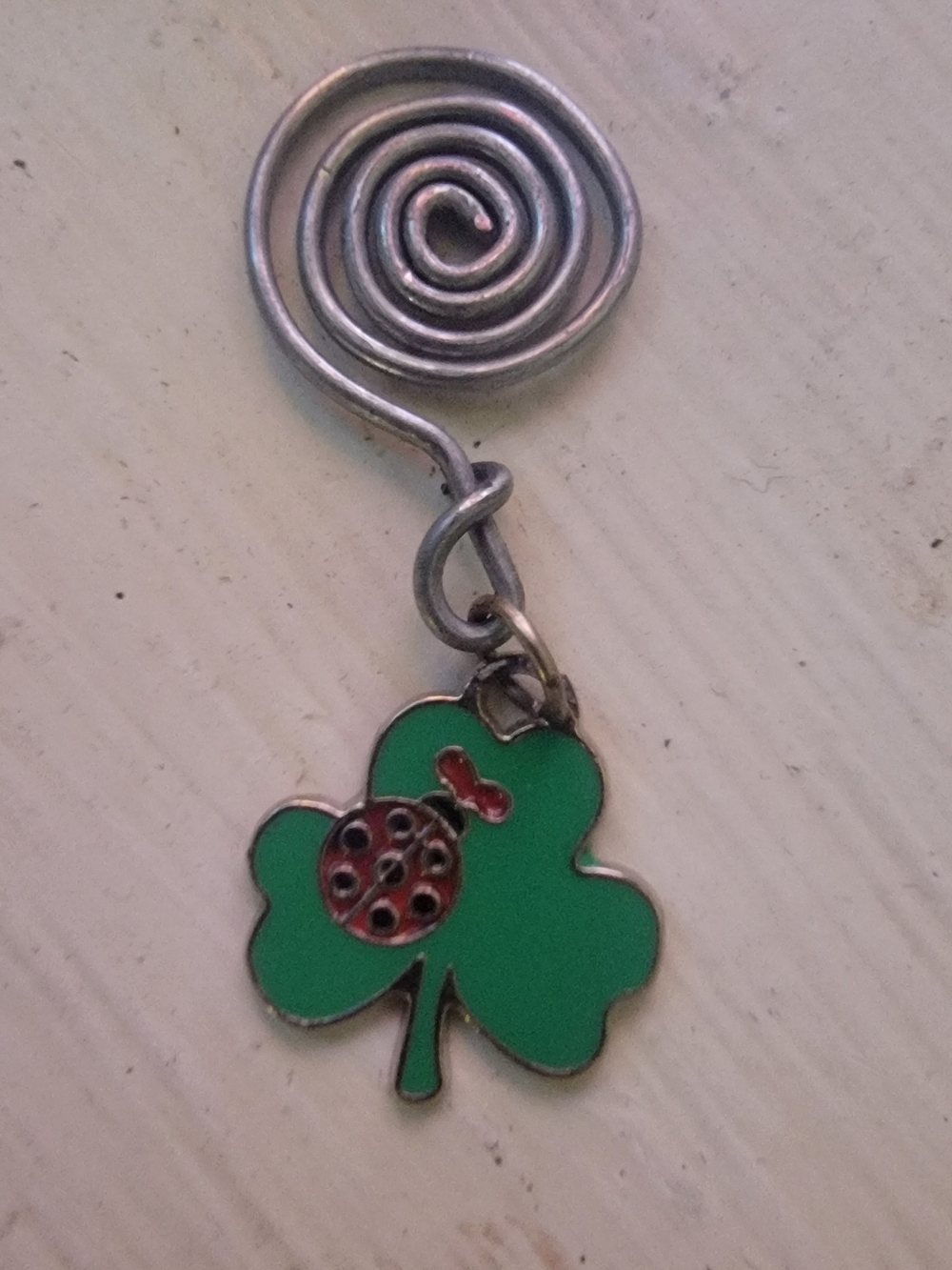 Handmade Wire Wrapped Teabag Charm